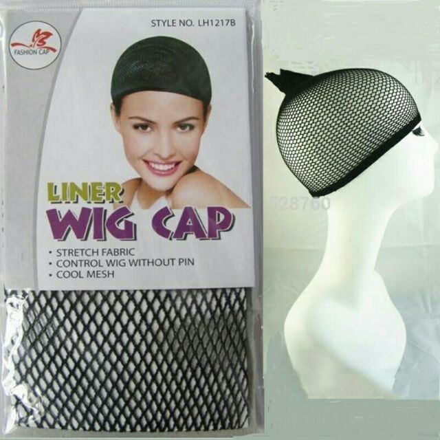 Wig cap màu da màu đen