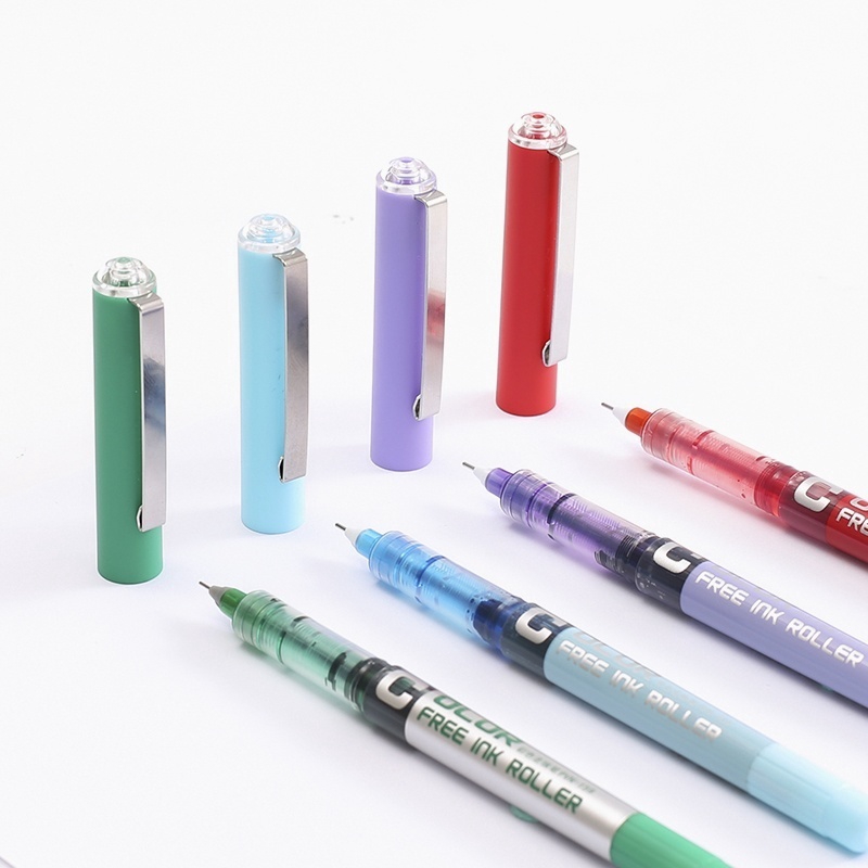 Bút Bi Đầu Ngòi 0.38mm 7 Màu Chất Lượng Cao