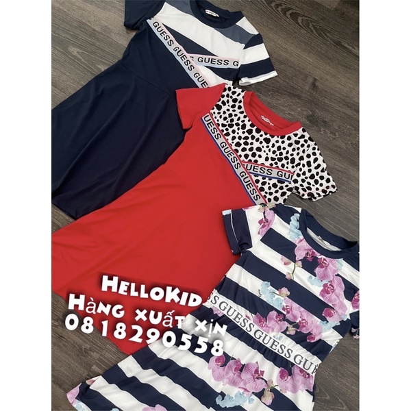 V205 - Váy thun g.ues bé gái