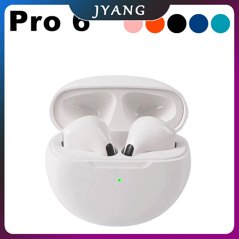Tai Nghe Bluetooth 5.0 Không Dây TWS Cảm Ứng Điều Khiển Cảm Ứng Hàng Mới Chính Hãng Pro6 Dành Cho Iphone Xiaomi Phones