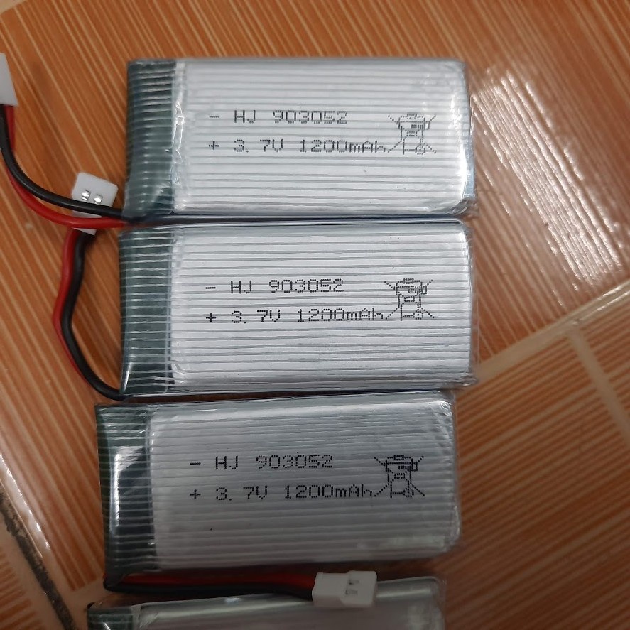 Pin 3.7v 1200mAh dùng cho máy bay điều khiển từ xa cổng nối XH2.54