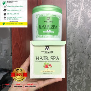 (HÀNG CÔNG TY) Hấp dầu siêu mượt WELLMATE Hair spa 500ml