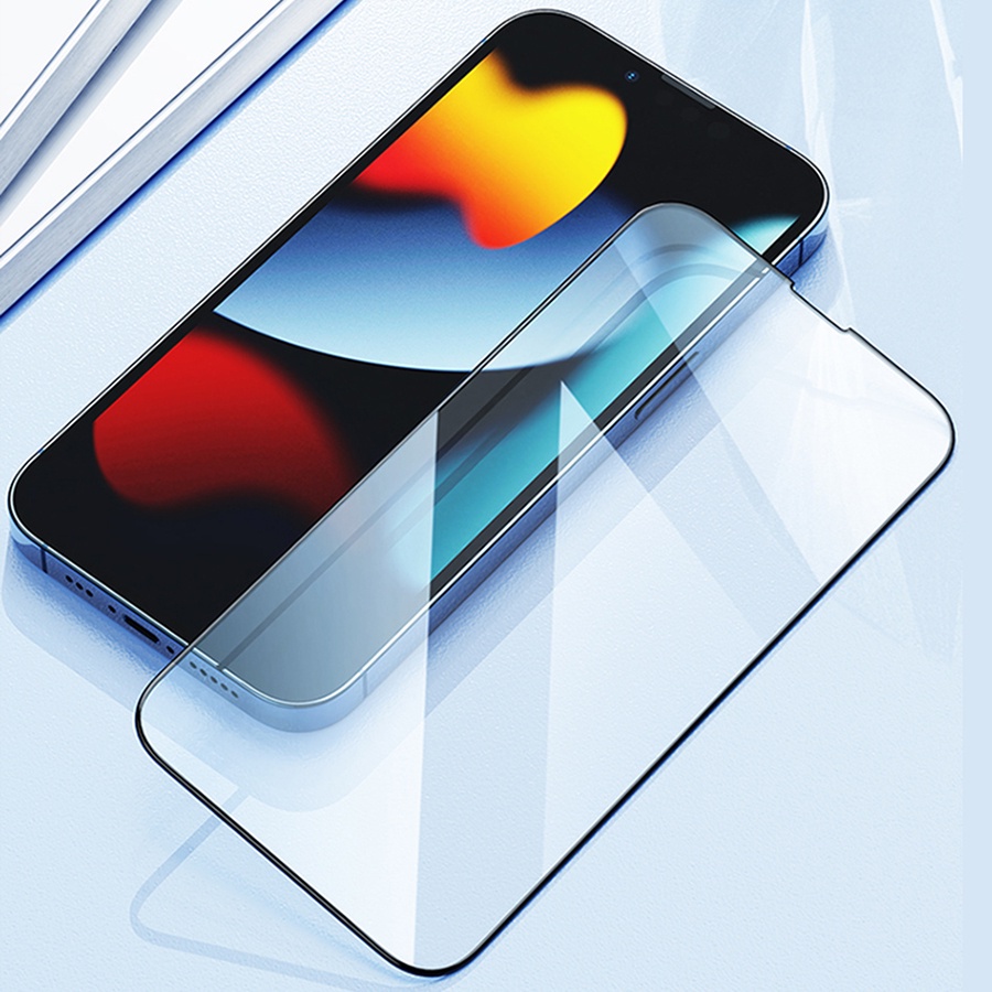 Kính cường lực Full màn 21D Cho iPhone 14 13 12 11 Pro Max X Xs Xr 6 6s 7 8 Plus
