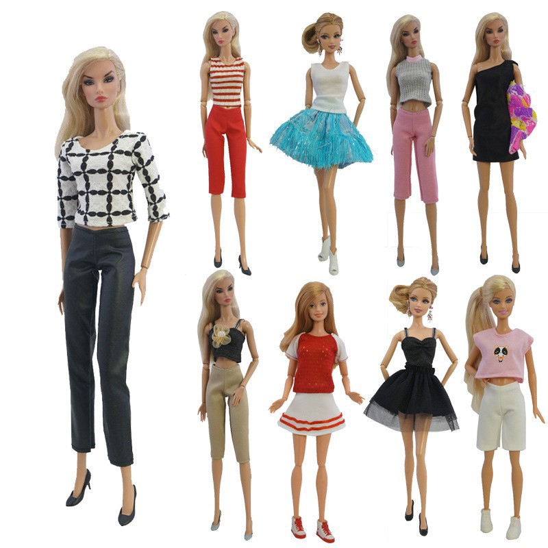 Quần áo chính hãng Barbie có thể mặc cho Xinyi, Licca body khớp, búp bê body khớp 28 cm Fashion 1