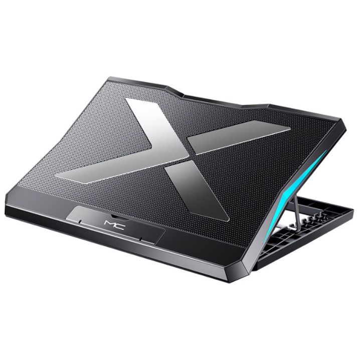 Đế tản nhiệt laptop 6 quạt cực mạnh, chạy cực êm, mát máy hỗ trợ chơi game chất lượng cao