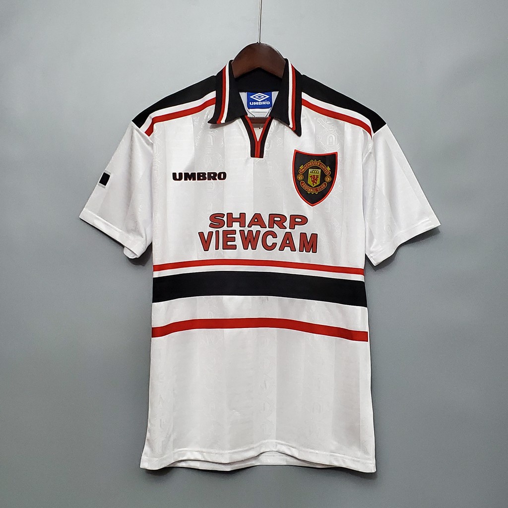 Áo Thun Bóng Đá Phong Cách Retro 97-98 MU Chất Lượng Cao