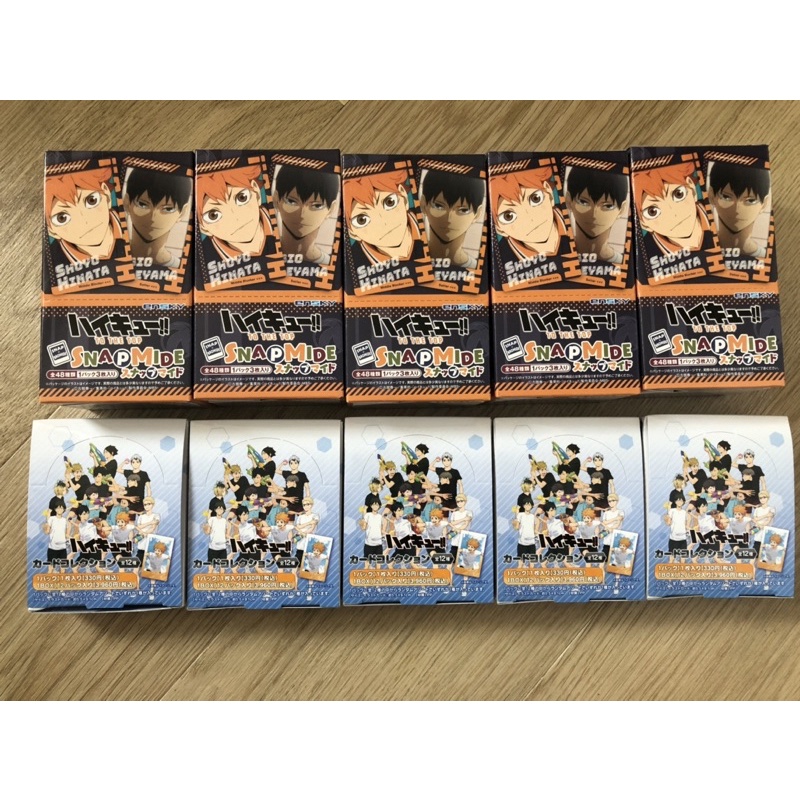 Hộp Thẻ card snapmide và thẻ collection Haikyuu, mha , jjk  Jujutsu Kaisen
