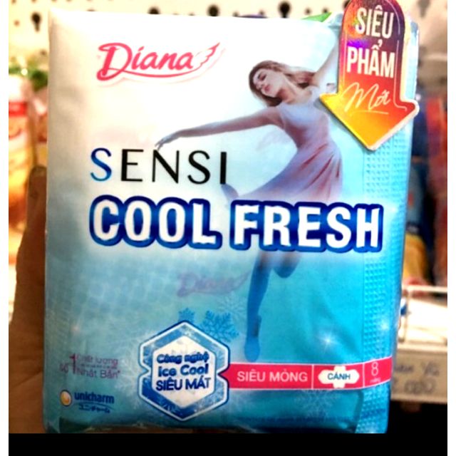 băng vệ sinhDiana cool fresh mới date 2024 giá niêm yết 22.000