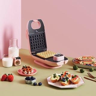 Máy ăn sáng bánh sandwich hai đĩa gia đình với máy nhẹ đa chức ng mini mì nướng