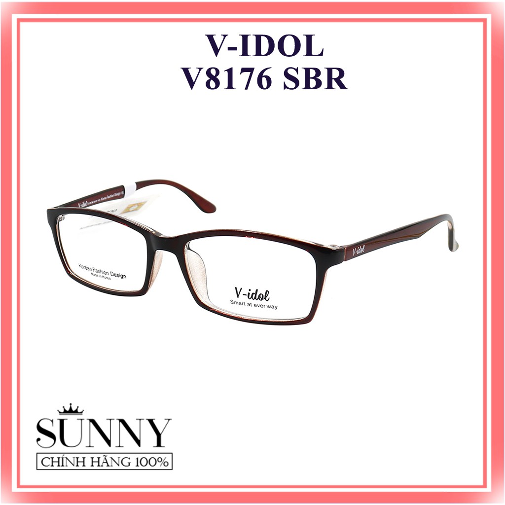 V8176 Gọng kính thời trang V-idol chính hãng, thiết kế dễ đeo bảo vệ mắt
