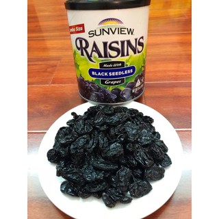 Nho Khô Mỹ Black Seedless Sunview Raisins hộp 425g - NHO ĐEN