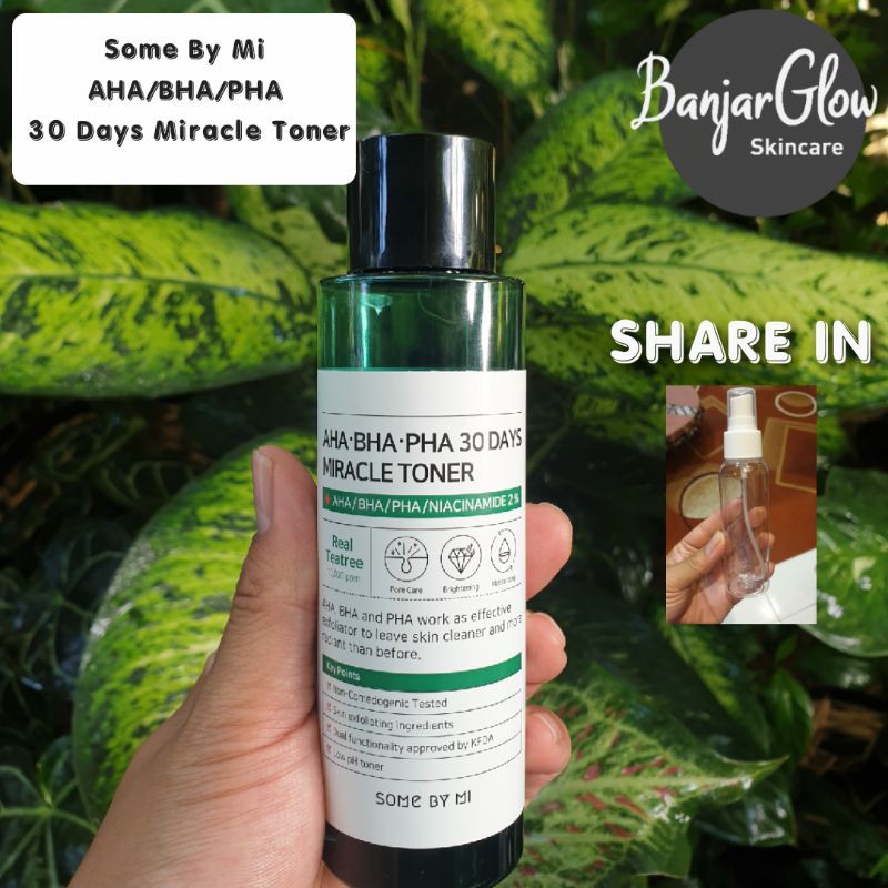 (Hàng Mới Về) Nước Cân Bằng Da Banjarglow.Id Some By Mi - Aha Bha Pha Miracle (Share / Lolos Barcode)