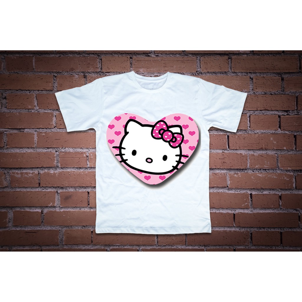 Áo thun trái tym hình kitty