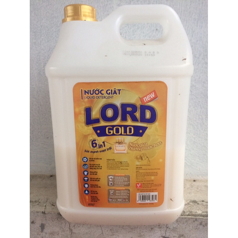 Nước Giặt Xả Vải Đậm Đặc LORD GOLD Hương Nước Hoa