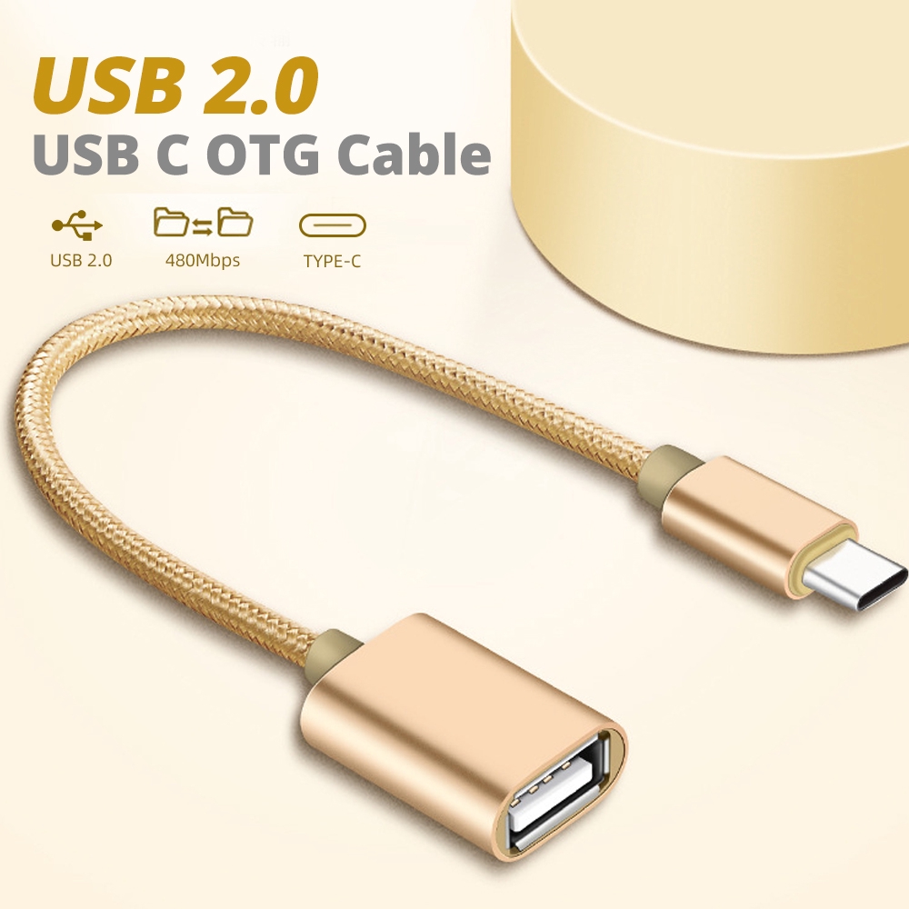 Cáp Chuyển Đổi Đầu Usb C Sang Usb 2.0 15cm Cho Macbook Pro / Air 2019 2018 2017