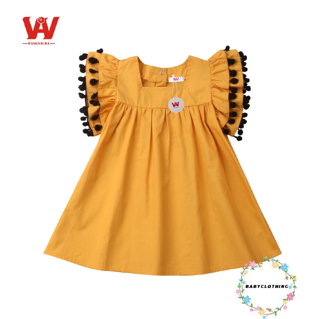 Set áo ngắn tay cổ tròn Liền Quần lót + chân váy lưng cao đáng yêu cho bé gái