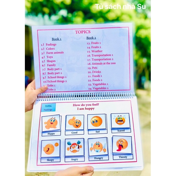 BỘ HỌC LIỆU TIẾNG ANH 24 CHỦ ĐỀ BUSY BOOK - CUỐN BOOK 1