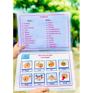 Bộ học liệu tiếng anh 24 chủ đề busy book - cuốn book 1