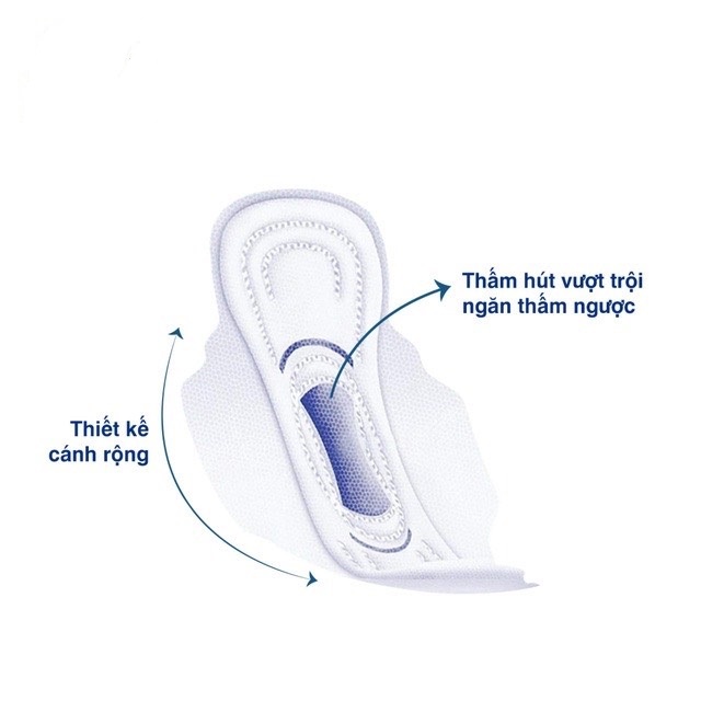 Combo 3 Băng vệ sinh Whisper Siêu mỏng có cánh Đêm (32cm) 14 miếng X3