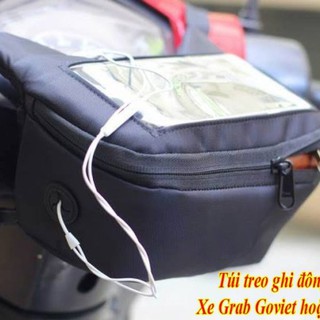 [Bao rẻ] Túi đựng vật dụng điện thoại gắn ghi đông xe máy cho grab