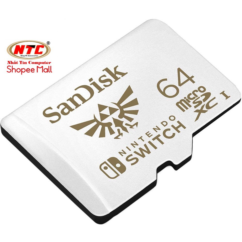 Thẻ Nhớ MicroSDXC SanDisk Nintendo Switch 64GB U3 R100MB/s W60MB/s (Trắng) - No Box | BigBuy360 - bigbuy360.vn