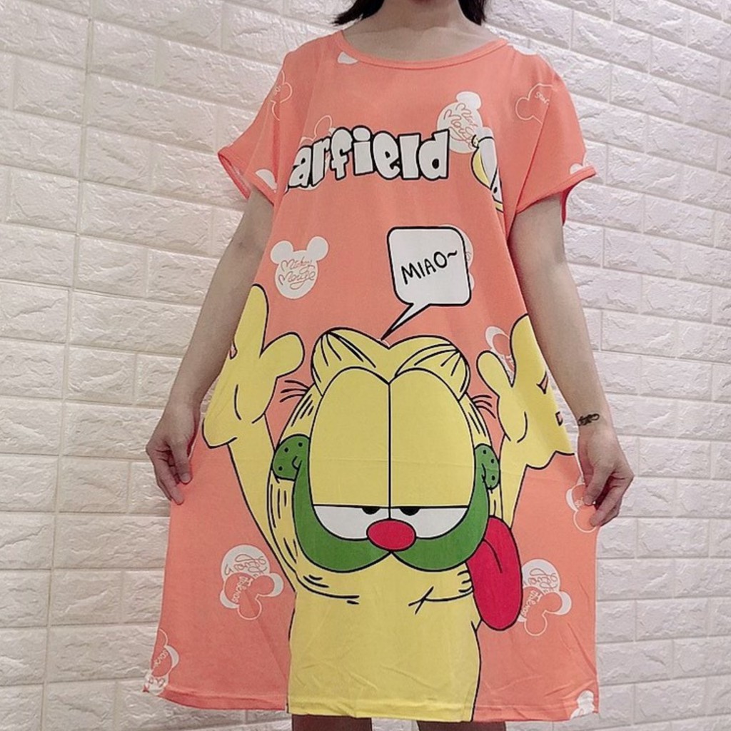 [ Mã WASTAPR giảm 10K đơn 50K] Đầm Ngủ Dáng Rộng Thoải Mái Dễ Thương BigSize mặc ở nhà A01 | BigBuy360 - bigbuy360.vn