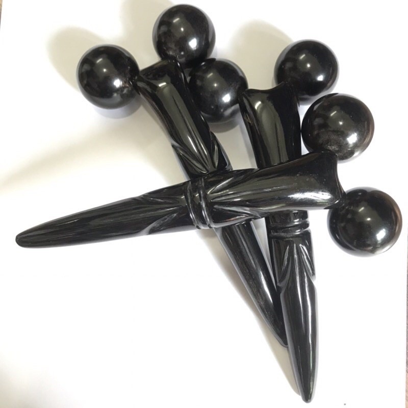 Dụng cụ massage nâng cơ mặt và da ấn huyệt bằng sừng trâu đen ( MH835) HAHANCOSHOP