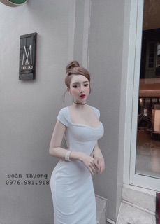 Váy body len tăm siêu tôn dáng