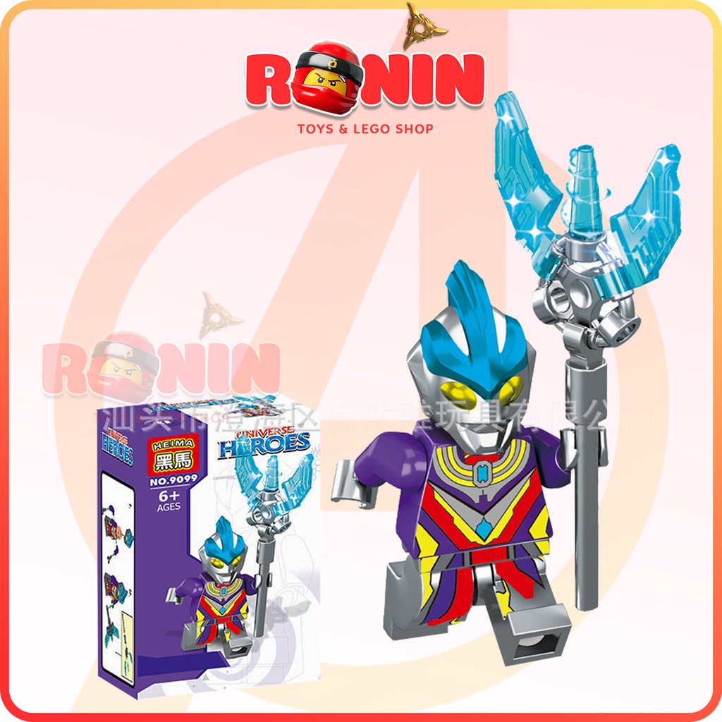 Lắp Ráp Lego Minifigures Nhân Vật Ultraman / Siêu Nhân Điện Quang