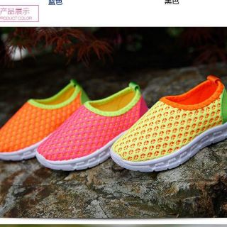 Giày Lười Lưới Đơn Giản