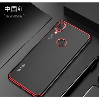 Ốp lưng dẻo trong viền màu (TPU) dành cho Huawei Honor Play, Y9 Prime, Honor 8X. Hàng cao cấp.