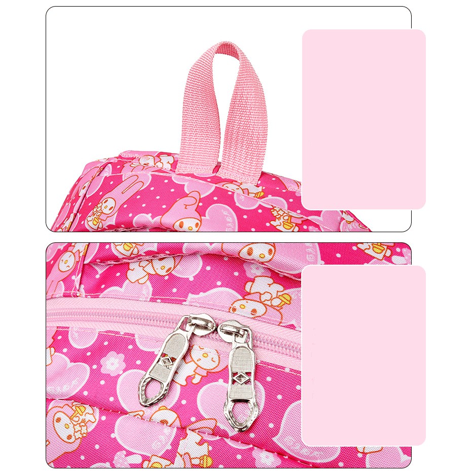 Balo đi học cho bé gái tiểu học có kèm bóp ví đựng bút, cặp sách họa tiết nhí siêu đẹp cho bé cấp 2,3 chất đẹp giá rẻ