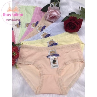 Quần lót cotton viền pha ren