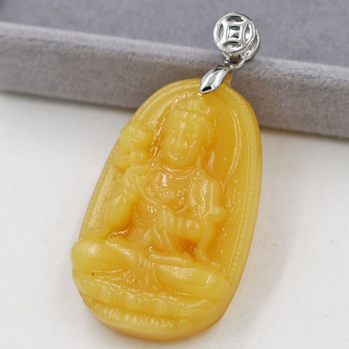 Mặt dây chuyền Phật Đại Thế Chí Bồ Tát 4.3 cm vàng