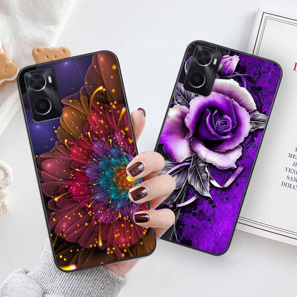 Ốp Oppo A76 in hình hoa siêu đẹp