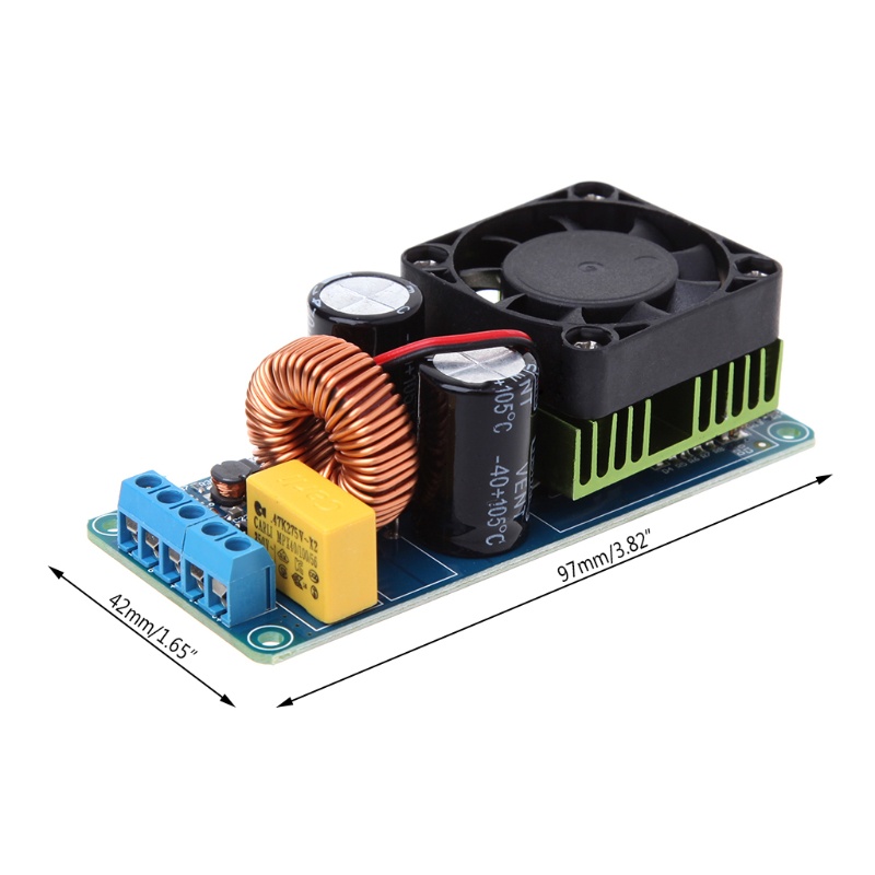 Bảng Mạch Khuếch Đại Âm Thanh Kỹ Thuật Số IRS2092S 500W Kênh Đơn D HIFI I2Q4