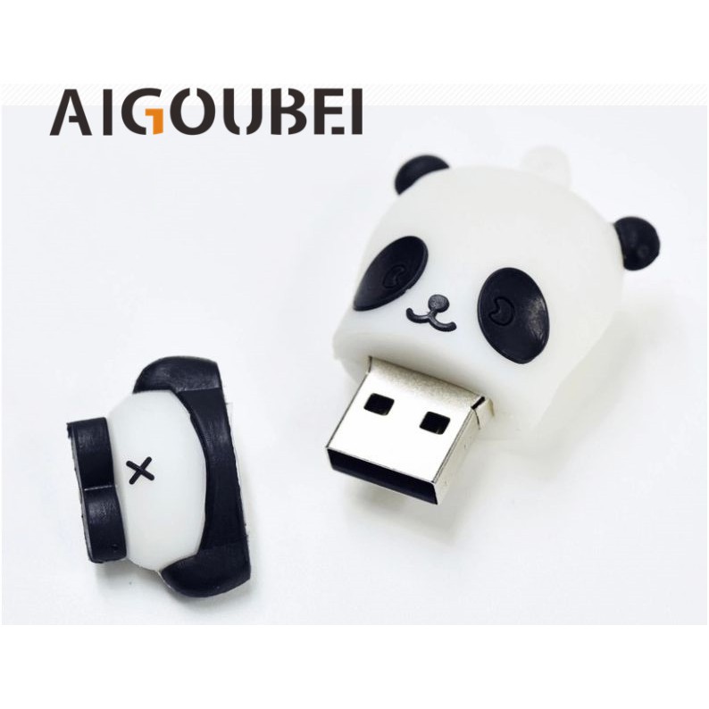 Dễ thương gấu trúc mới Ổ đĩa flash USB di động USB 1GB 2GB 4GB 8GB 16GB 32GB 64GB