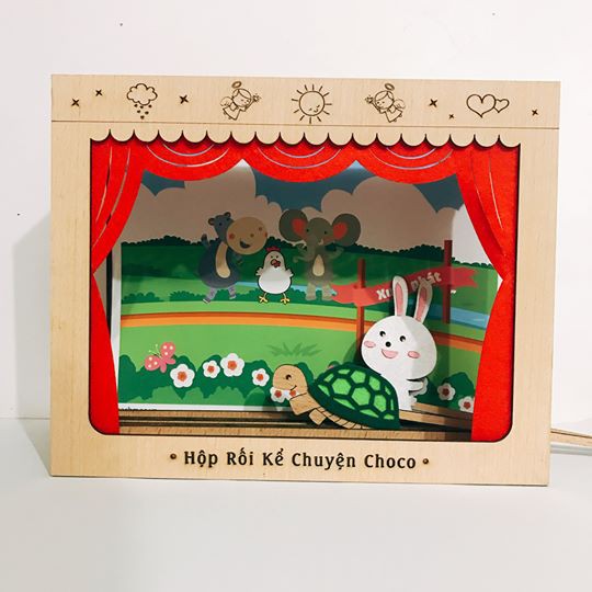 (Combo 5 sp) Hộp rối kể chuyện Choco