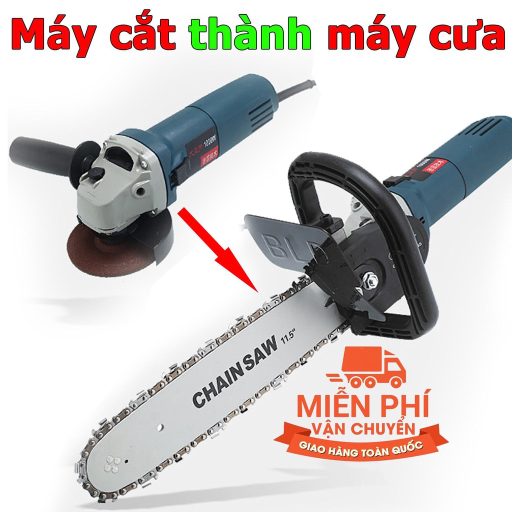 Lưỡi cưa xích gắn máy mài CHAINSAW tra dầu tự động