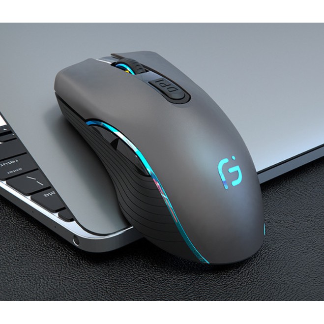 Chuột không dây chơi game led RGB có thể sạc được,Chuột không dây giảm tiếng ồn