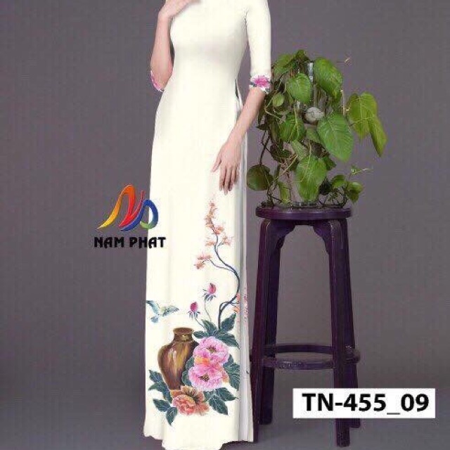 Vải tơ ý và lụa lạnh ,in 3D