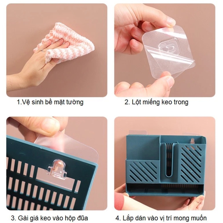 Kệ đựng muỗng đũa 3 ngăn tiện dụng (SP082664)