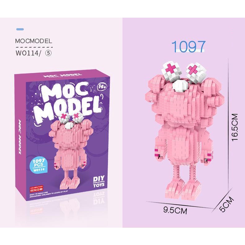 Mô Hình 3D Lắp RápKaws Moc Nhân Vật Hoạt Hình Cho Bé Trai Gái Giá Rẻ Bằng Nhựa Trang Trí Mini Sáng Tạo Đáng Yêu