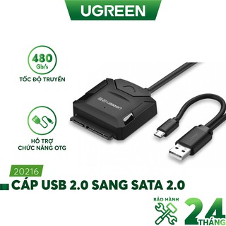 Bộ chuyển đổi USB 2.0 to SATA Ugreen 20216