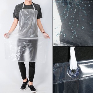 Tạp Dề Trong Suốt Chống Thấm Nước Và Dầu