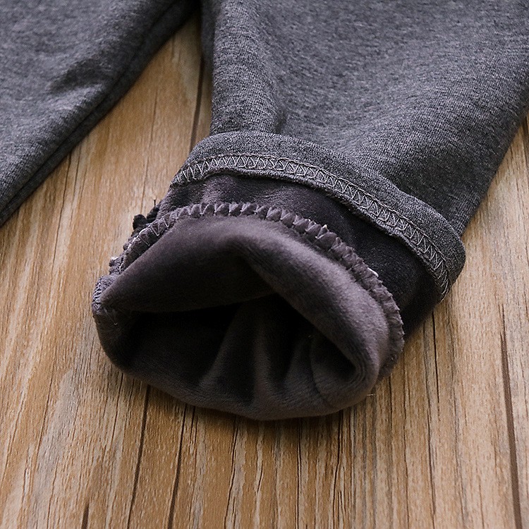 Quần legging lông đính ren cao cấp bé gái size 8-17kg hàng QD