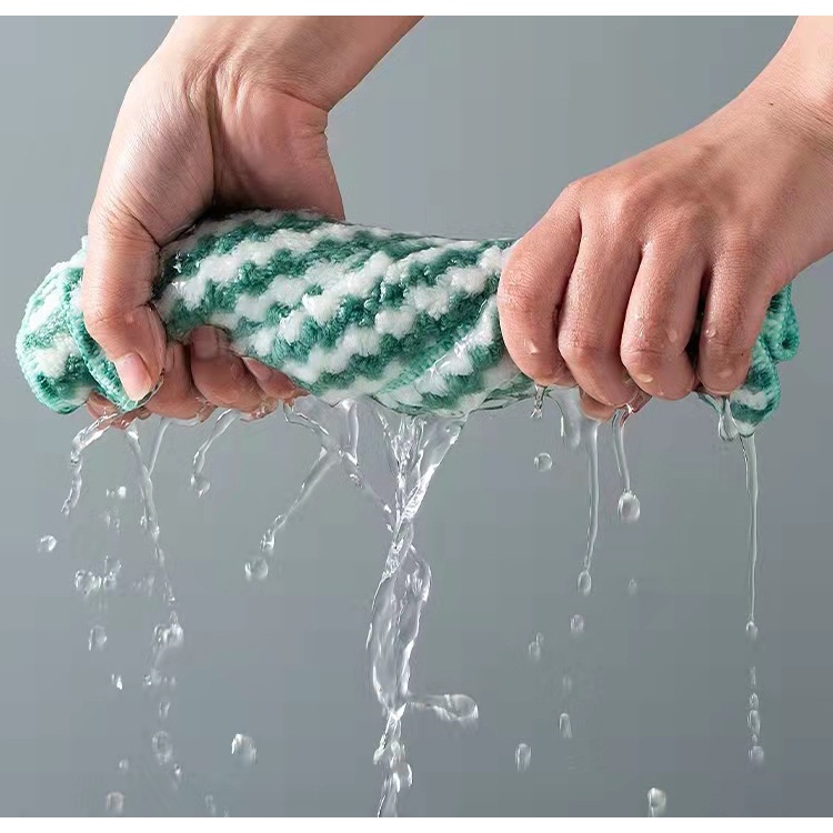 GG Set 10 Khăn Lau Zikzak Đa Năng Size 20x20cm Khăn Lau Tay Nhà Bếp Siêu Thấm - Dumi Shop