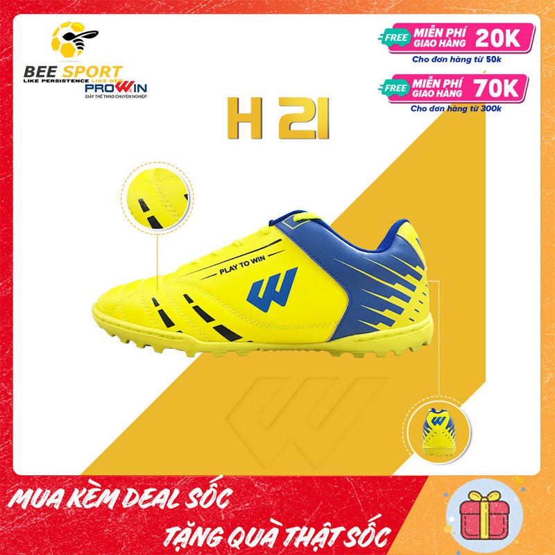 Giày bóng đá nam sân cỏ nhân tạo Prowin H21 - Giày đá banh giá rẻ, chất lượng tốt. | BigBuy360 - bigbuy360.vn
