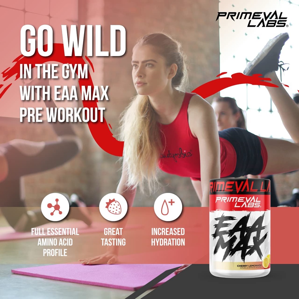 Primeval Labs Eaa Max Bổ Sung Hỗ Trợ Hấp Thu Protein Giúp Phục Hồi Cơ Bắp (30 Lần Dùng)