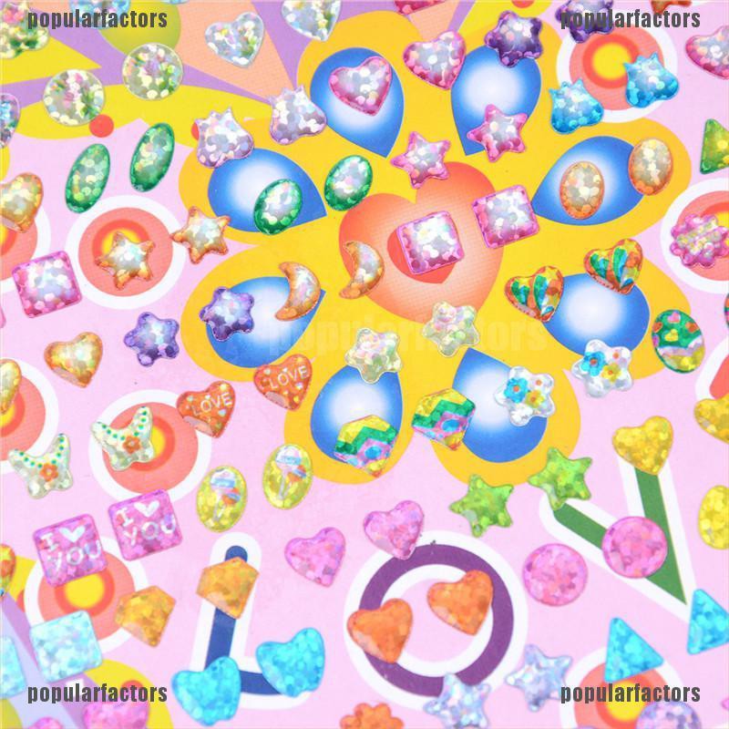 Hình dán bông tai lấp lánh độc đáo cho bé